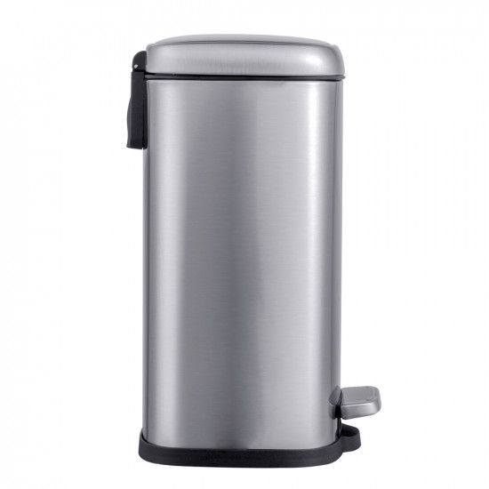 Відро для сміття з плавним закриттям прямокутне Mixxus Premium Style-TC0305 SS Color 5л колір нержа