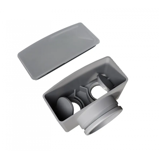 Затвор для душового трапу Koer FDS-04 комбінований "маятниковий"  з нержавіючою основою (KR5199)