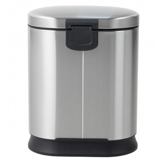Відро для сміття з плавним закриттям овальне Mixxus Premium Strong-TC0120 SS Color 20л колір наржав