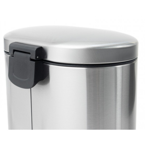 Відро для сміття з плавним закриттям овальне Mixxus Premium Strong-TC0120 SS Color 20л колір наржав