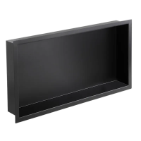 Полка для ванной комнаты Mixxus Premium Niche-0102 Black (MI6680)