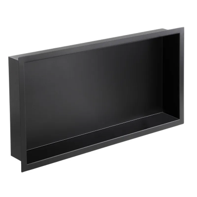 Полиця для ванної кімнати Mixxus Premium Niche-0102 Black (MI6680)