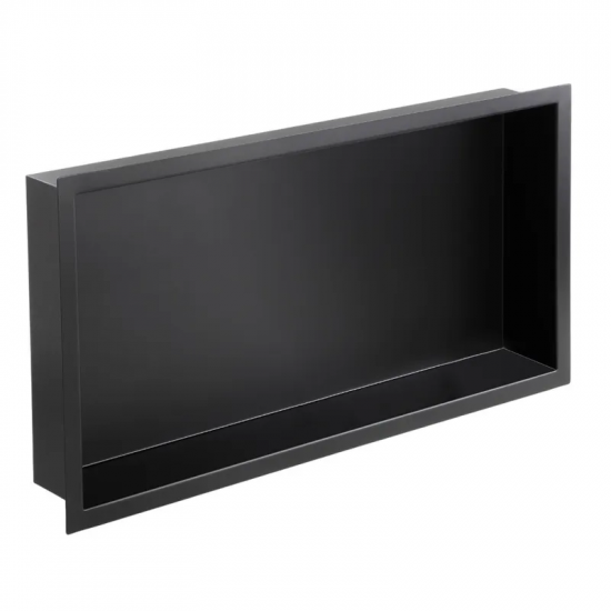 Полиця для ванної кімнати Mixxus Premium Niche-0102 Black (MI6680)