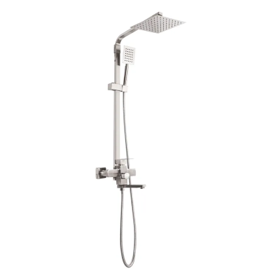 Душевая колонка со смесителем (нерж.сталь) Mixxus FIT-009-J (SS2825)