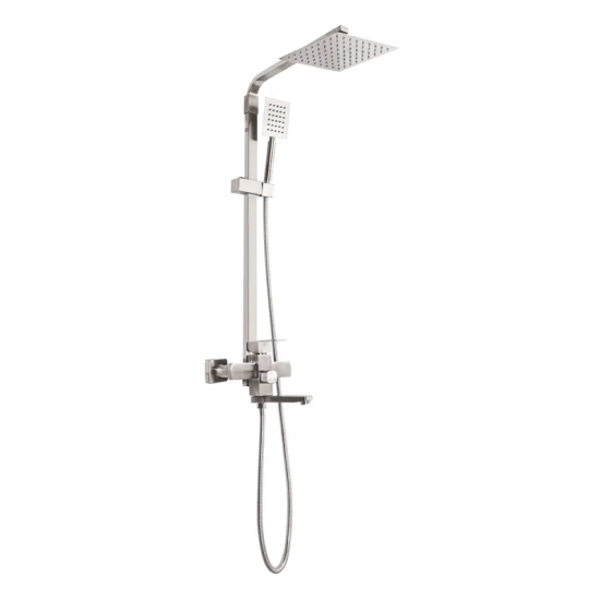 Душевая колонка со смесителем (нерж.сталь) Mixxus FIT-009-J (SS2825)