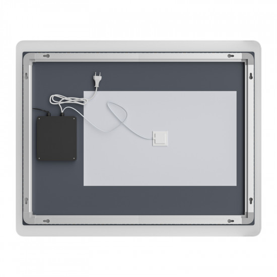 Зеркало Mixxus Premium OLIVARY MR19-100x80-REVERSE (LED Touch, Anti-fog, диммер (3-6,5kK)) (MP6629)