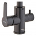 Змішувач для кухні Mixxus DAX-021-G Black  (нерж. сталь) з вих.для пит.води (MI6078)