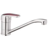 Змішувач для кухні Haiba Magic 555 з червоною ручкою (HB0669) Змішувач для кухні Haiba Magic 555 з червоною ручкою (HB0669)