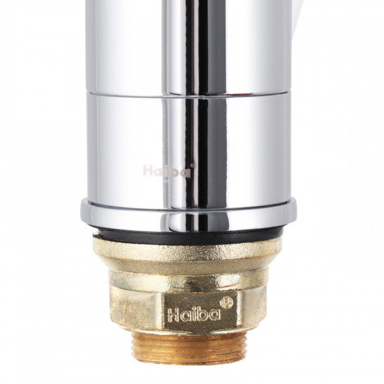 Змішувач для кухні Haiba Magic 555 з червоною ручкою (HB0669) Змішувач для кухні Haiba Magic 555 з червоною ручкою (HB0669)