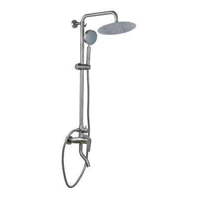 Душевая колонка с смесителем Mixxus NEO-009-J (нерж. сталь) (MI6182)