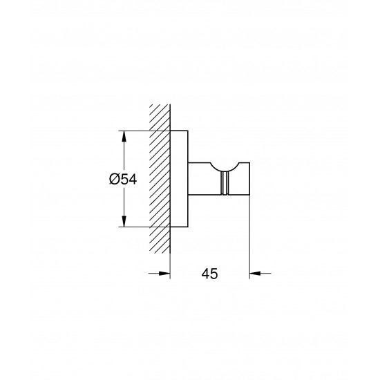 Гачок для халата Grohe Essentials New (40364001)
