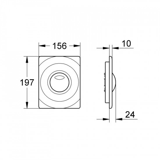 Накладна панель Grohe (42302000)