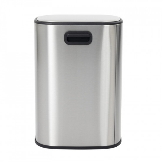 Відро для сміття з плавним закриттям овальне Mixxus Premium Diverse-TC0112 SS Color 12л колір наржа