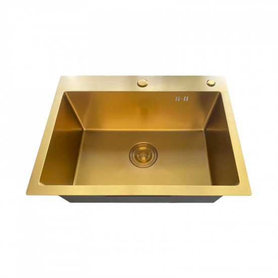 Мойка Mixxus MH5843 Micro Decor Brushed Gold (3.0/0.8) из нерж. стали (цвет матовое золото) (MI8218) Мойка Mixxus MH5843 Micro Decor Brushed Gold (3.0/0.8) из нерж. стали (цвет матовое золото) (MI8218)