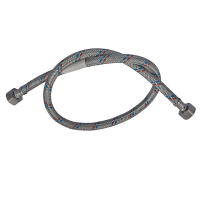 Гнучкий шланг для підключення води гайка 1/2'' - гайка 1/2'' (80 см) Zerix (ZX1553)