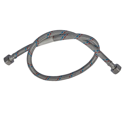 Гибкий шланг для подключения воды гайка 1/2'' - гайка 1/2'' (80 см) Zerix (ZX1553)