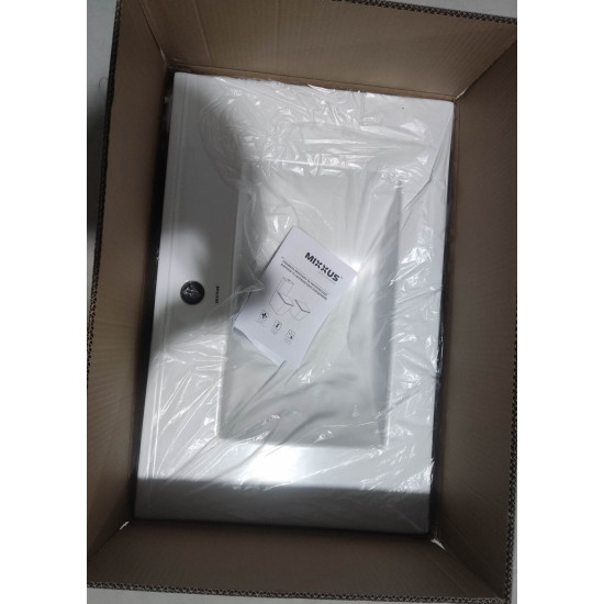 Раковина меблева Mixxus Premium CUBIC-1502 710х460х170mm з отвором під змішувач та переливом (MP649