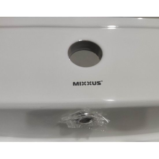 Раковина меблева Mixxus Premium CUBIC-1502 710х460х170mm з отвором під змішувач та переливом (MP649