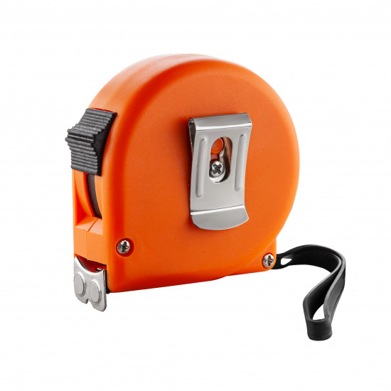 Рулетка Polax вимірювальна будівельна 2 фіксатора 5*19 мм (29-002)