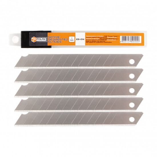 Комплект лез Polax сегментних 25 мм, 10 шт (23-010)