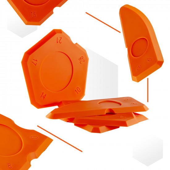 Набір шпателів для силікону Polax 4 шт (100-463)