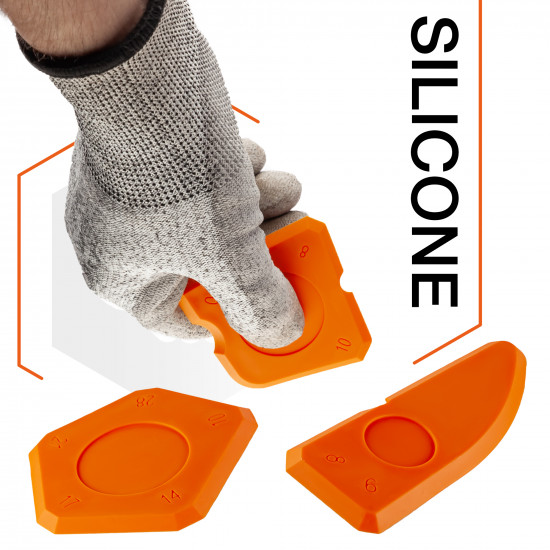 Набір шпателів для силікону Polax 4 шт (100-463)