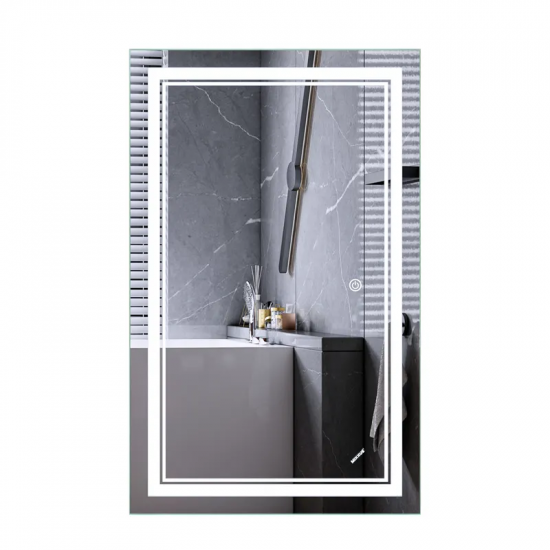 Зеркало Mixxus Premium QUADRO MR20-50x80-REVERSE (LED Touch, Anti-fog, димер) (MP6620)