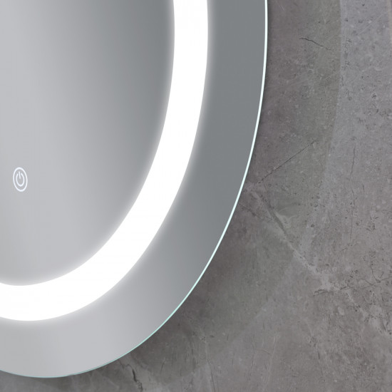 Зеркало Mixxus PLAIN MC03-60 с LED Touch, Anti-fog, диммером, регулировкой яркости (MI6662)