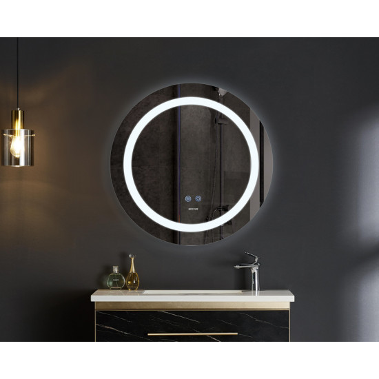 Зеркало Mixxus PLAIN MC03-60 с LED Touch, Anti-fog, диммером, регулировкой яркости (MI6662)