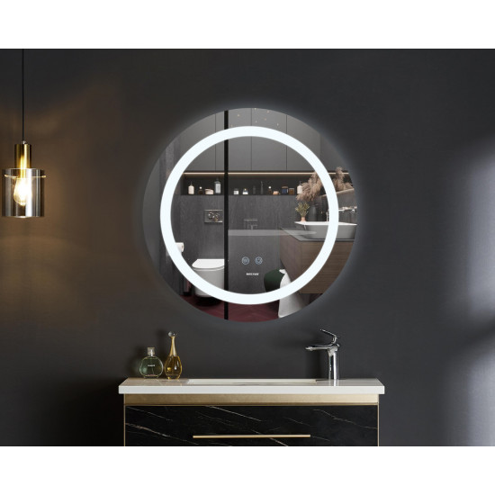 Зеркало Mixxus PLAIN MC03-60 с LED Touch, Anti-fog, диммером, регулировкой яркости (MI6662)