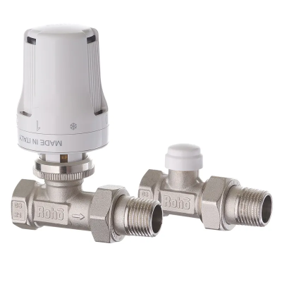 Комплект для підключення радіатора Roho R5160-050K - 1/2" прямий (RO0118) Комплект для підключення радіатора Roho R5160-050K - 1/2" прямий (RO0118)