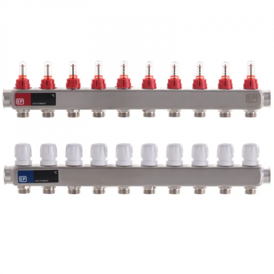 Коллекторный блок с расходомерами Europroduct EP.S1110-10 1 "x10 (EP4986)