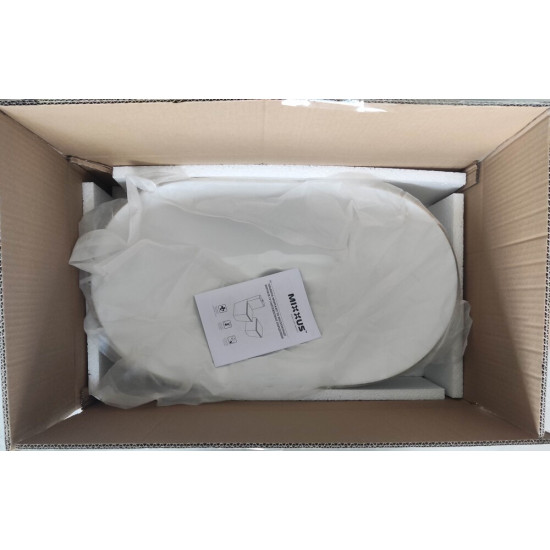 Раковина накладная MIXXUS PREMIUM WAVE-0105 EDGE GOLD 620х360х160mm (MP6557)