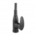 Змішувач для кухні PLAMIX CEZAR-011-B SET MATTE BLACK REFL.BLACK з силіконовим виливом