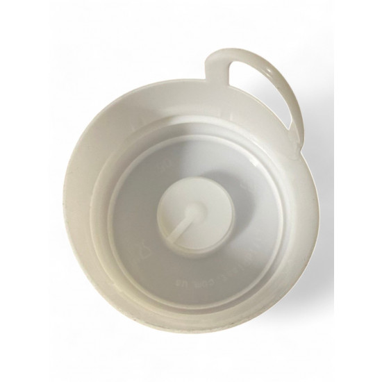 Кришка для бутелів 18,9 л, ПЕТ комбо, білий (0003WHcombo)