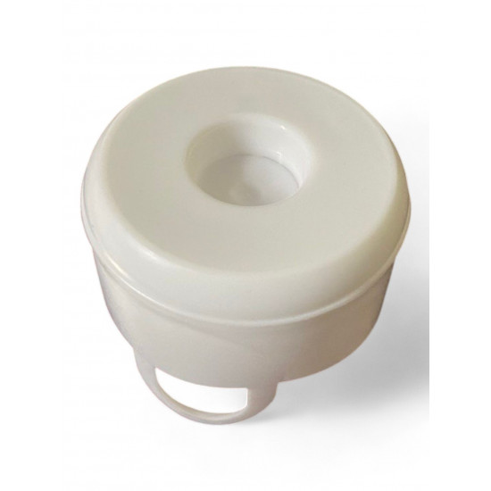 Кришка для бутелів 18,9 л, ПЕТ комбо, білий (0003WHcombo)