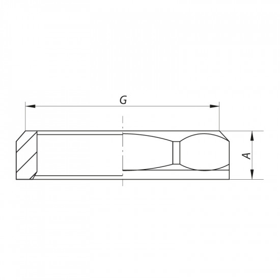Контрольна гайка 3/4" Koer KF.K08 (KF0002)