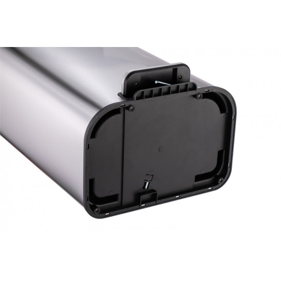 Відро для сміття з плавним закриттям прямокутне Mixxus Cubic-TC0112 SS Color 12л колір нержавійка (