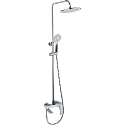 Душова колона Mixxus Premium DERBY 009-J WHITE-CHROME зі змішувачем (MI6616)