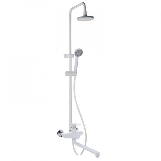 Душевая колонна со смесителем PLAMIX OSCAR-006-J WHITE (PM0701)