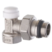 Кран радіаторний Roho R5251-050 - 1/2" кутовий (антипротікання) (RO1016)