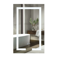 Дзеркало Mixxus HARD MR07-50x80 з LED Touch, Anti-fog, димером, регулюванням яскравості (MX9992)