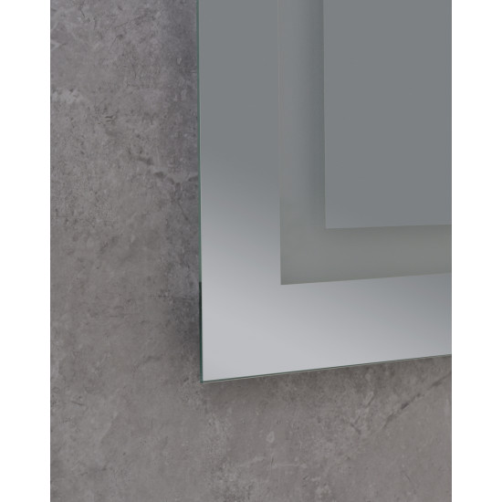 Дзеркало Mixxus HARD MR07-50x80 з LED Touch, Anti-fog, димером, регулюванням яскравості (MX9992)