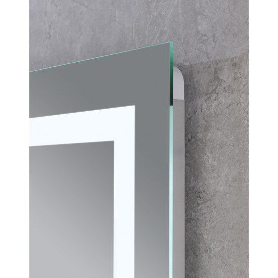 Дзеркало Mixxus HARD MR07-50x80 з LED Touch, Anti-fog, димером, регулюванням яскравості (MX9992)