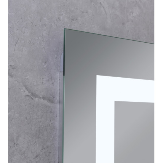 Дзеркало Mixxus HARD MR07-50x80 з LED Touch, Anti-fog, димером, регулюванням яскравості (MX9992)