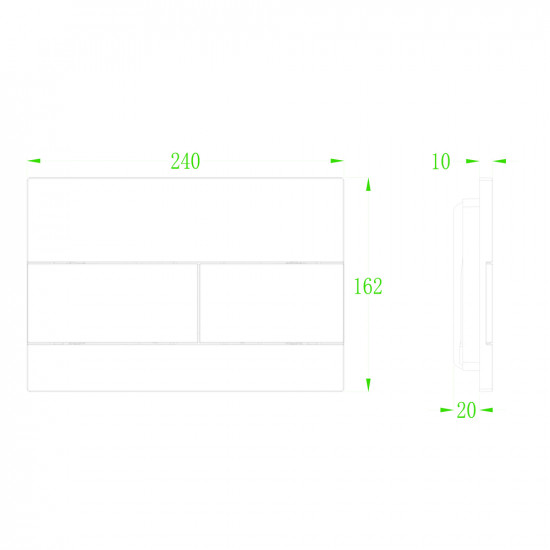 Комплект інсталяційний для унітазу Koer KT-0501-05 (з пан. змиву KT-0601-05 Чорна матова +звукоіз.)