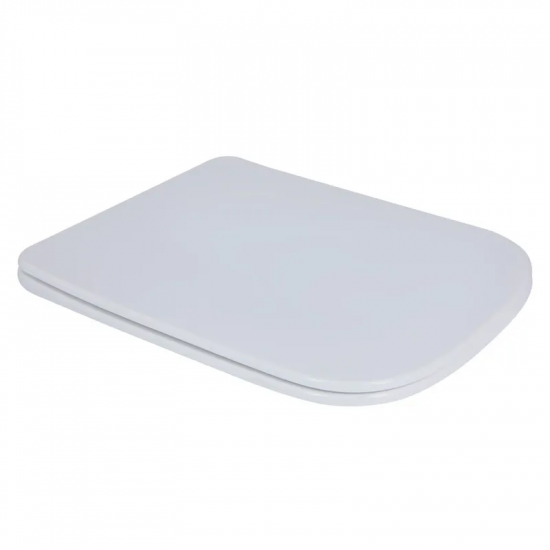 Сидіння-кришка для унітазу Mixxus SEAT COVER QUADRO-2001 з мікроліфтом 450x360x60mm (MI6717)