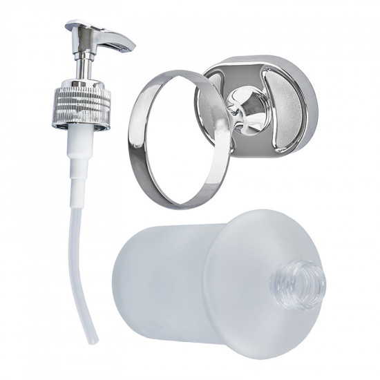 Дозатор для жидкого мыла настенный (стекло) Zerix AFB-0127 (ZX5062)