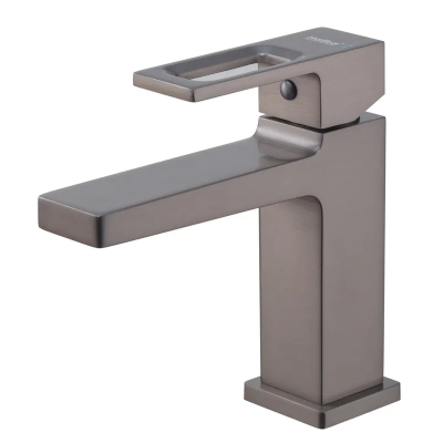 Змішувач для умивальника Haiba Kant 001 Graphite (Колір графіт) (HB9664)