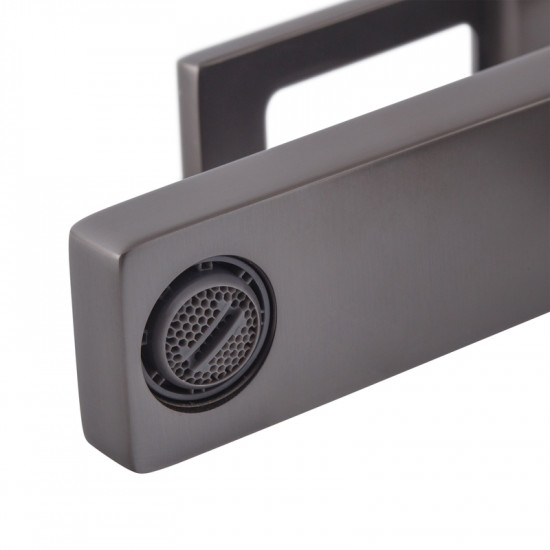 Змішувач для умивальника Haiba Kant 001 Graphite (Колір графіт) (HB9664)